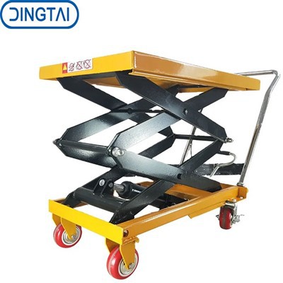 Piattaforma di sollevamento a forbice manuale